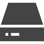 Harddrive SVG Icon